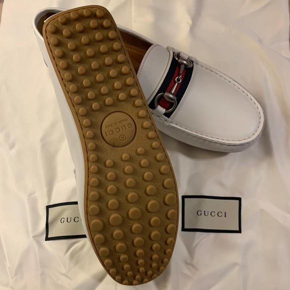 White Slip-on Loafers In Flats Size US 7 main image 5